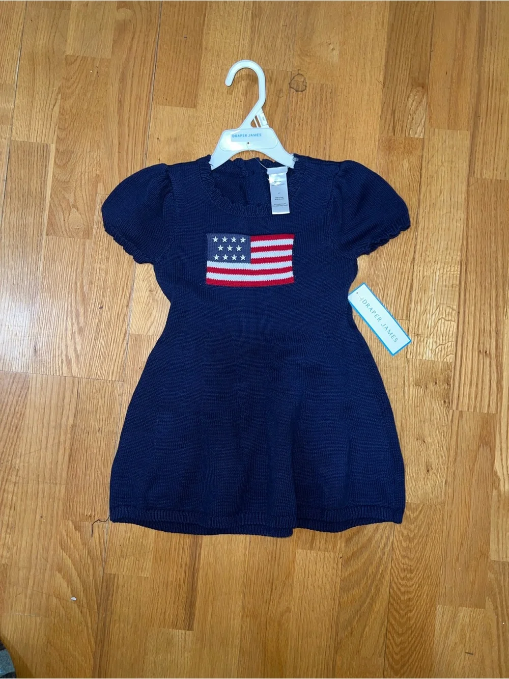 Draper James Knit Dress with Flag Patch